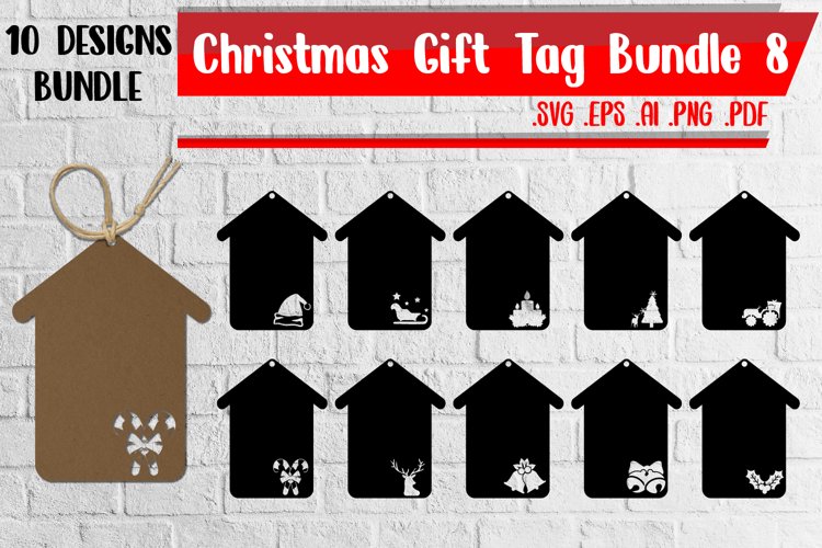Christmas Tag Svg Image 19