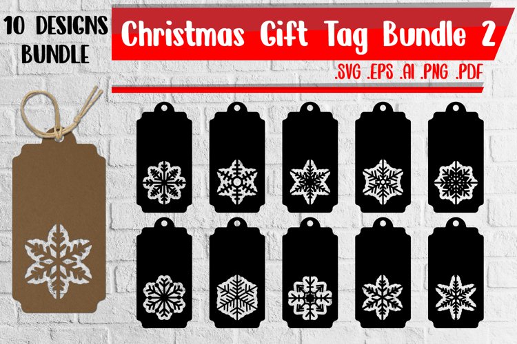 Christmas Tag Svg Image 3