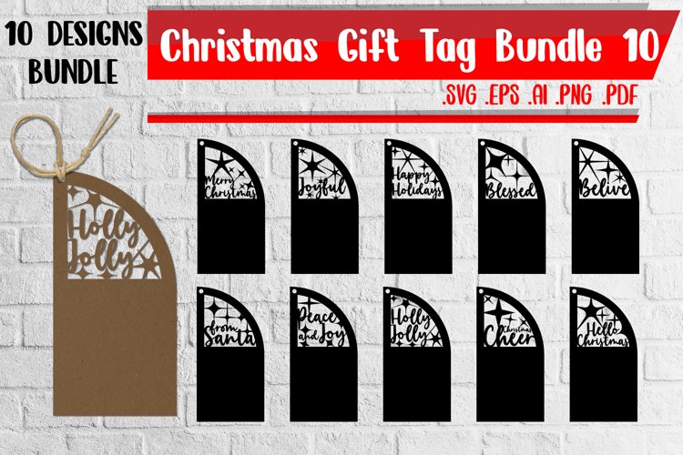 Christmas Tag Svg Image 17