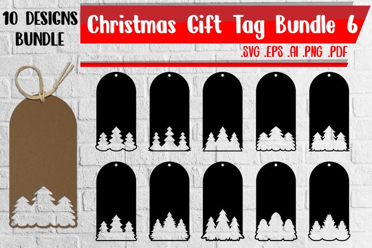 Christmas Tag Svg Image 11