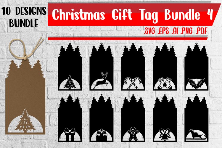 Christmas Tag Svg Image 6