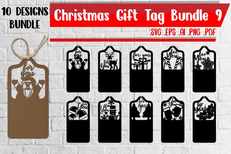Christmas Tag Svg Image 7