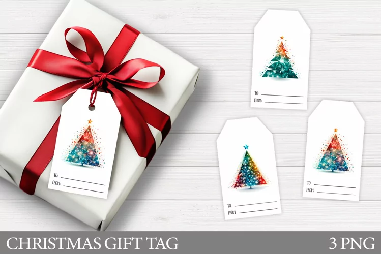 Christmas Tree Gift Tags. Christmas Gift Tag Printable