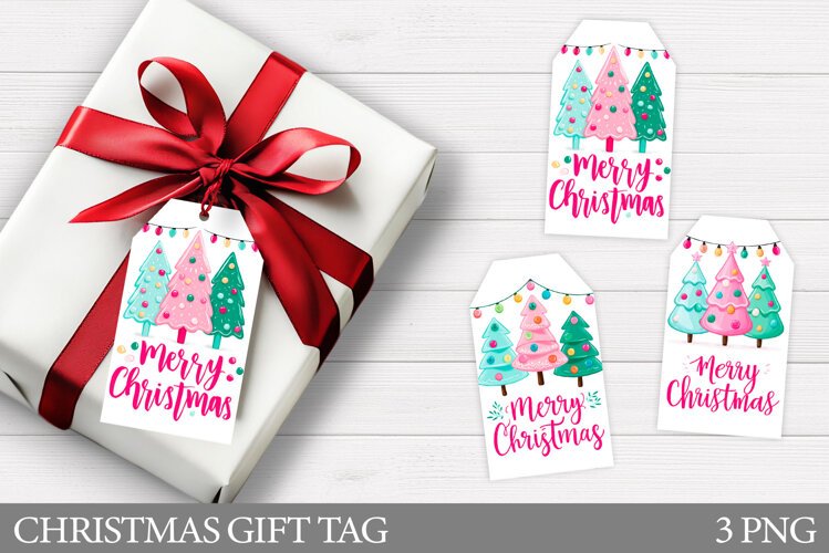 Merry Christmas Gift Tag. Christmas Gift Tag Printable example image 1