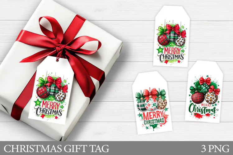 Merry Christmas Gift Tag. Christmas Gift Tag Printable