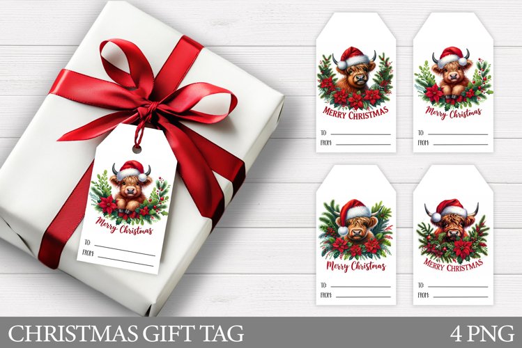 Christmas Tag Clipart Image 12