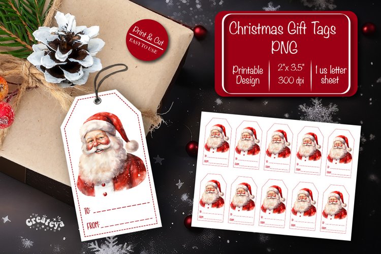 Christmas Tag Printable Image 2