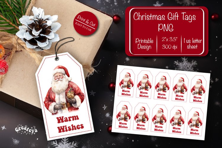 Christmas Tag Printable Image 23