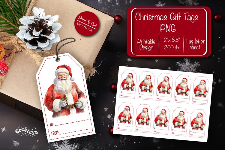 Christmas Tag Printable Image 18