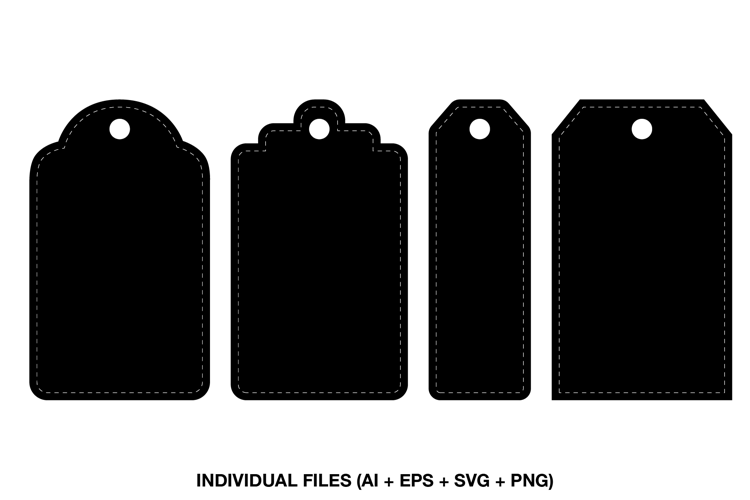 Gift Tag SVG Templates, Printable Label Shapes for Cricut