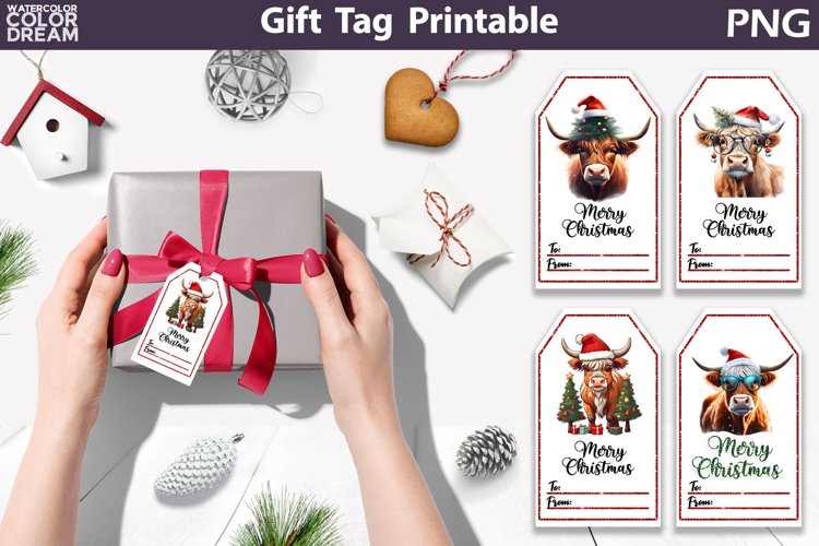Gift Tag Clipart Image 2