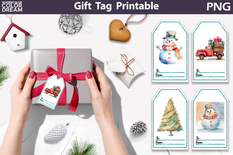 Gift Tag Clipart Image 2