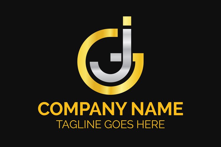 GJ letter mark logo example image 1