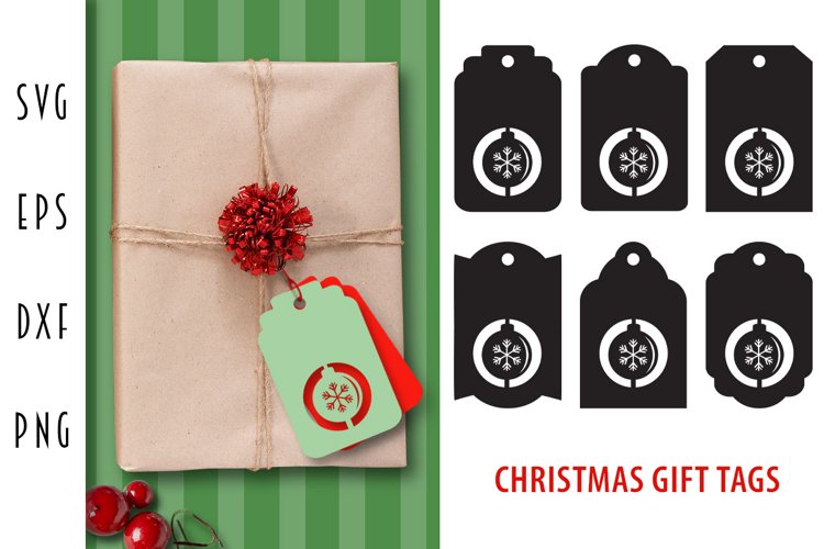 Christmas Tag Svg Image 19