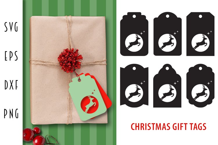 Christmas Tag Svg Image 8