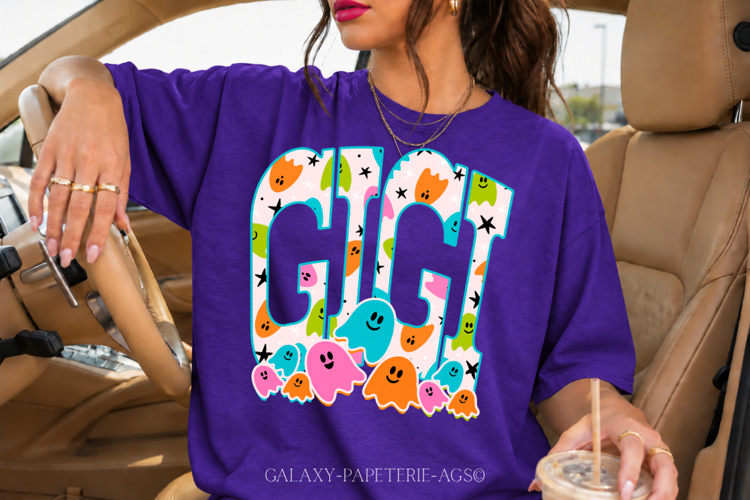 Gigi PNG | Cute Ghost Halloween Shirt Design