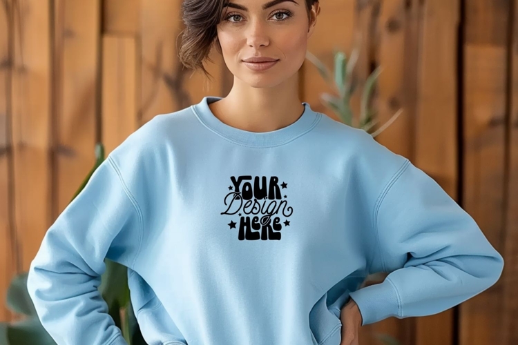 Gildan 18000 Sweatshirt Mockups, Women Sweatshirt Mockup,