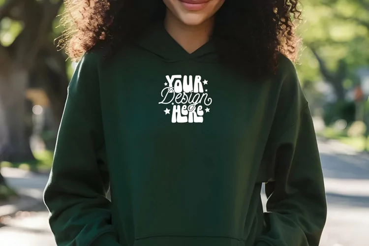 Gildan 18500 Hoodie Mockup, Mockup