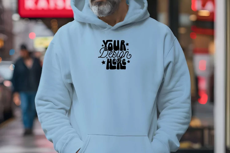 Gildan 18500 Hoodie Mockup, Mockup