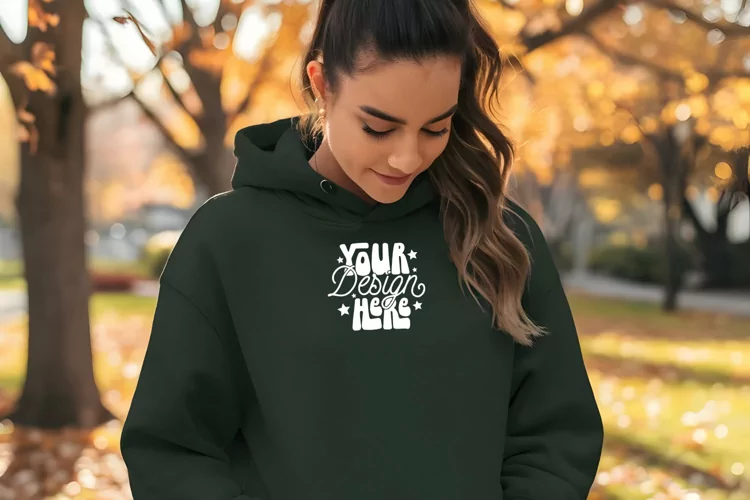 Gildan 18500 Hoodie Mockup, Mockup