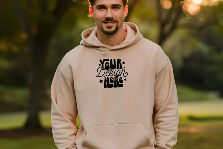 Gildan 18500 Hoodie Mockup, Mockup