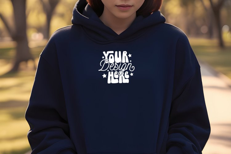 Gildan 18500 Hoodie Mockup, Mockup example image 1