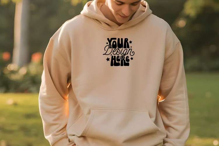 Gildan 18500 Hoodie Mockup, Mockup