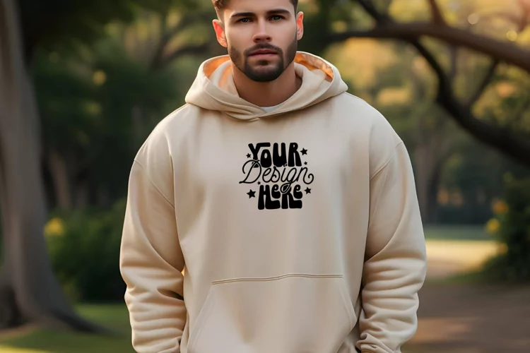 Gildan 18500 Hoodie Mockup, Mockup