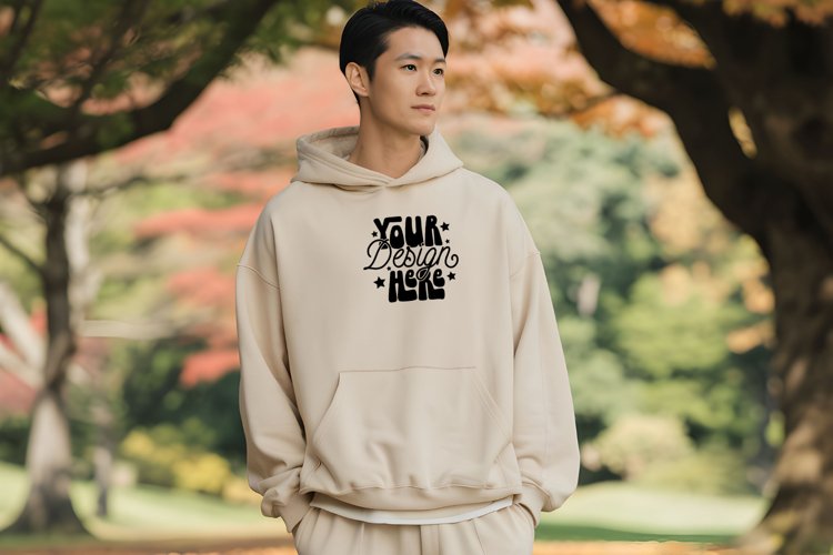 Gildan 18500 Hoodie Mockup, Mockup example image 1