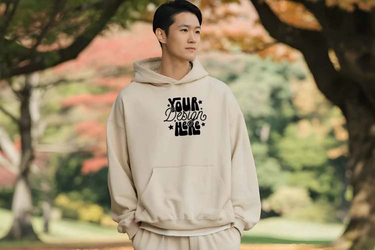 Gildan 18500 Hoodie Mockup, Mockup