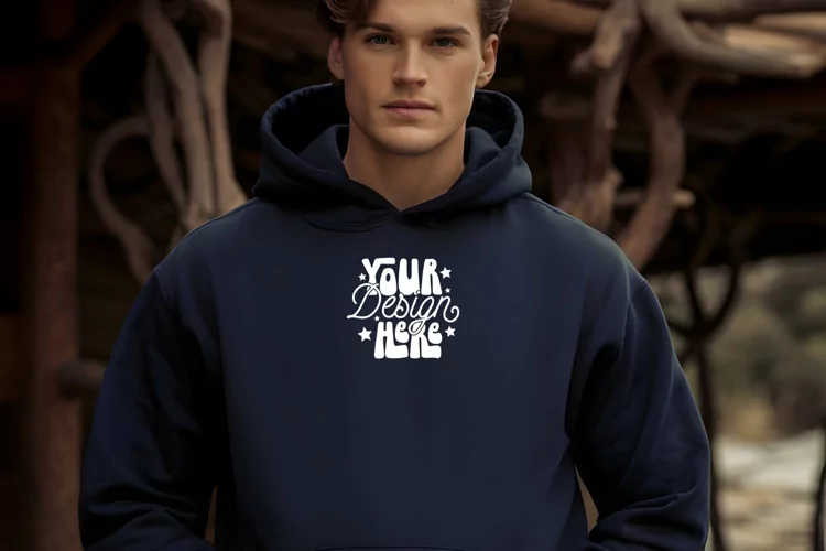 Gildan 18500 Hoodie Mockup, Mockup