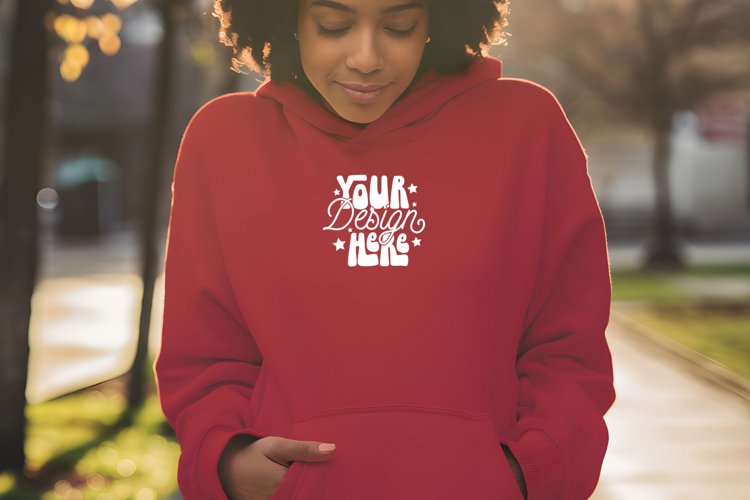 Gildan 18500 Hoodie Mockup, Mockup example image 1