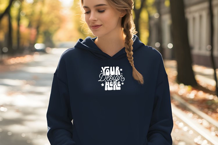 Gildan 18500 Hoodie Mockup, Mockup example image 1
