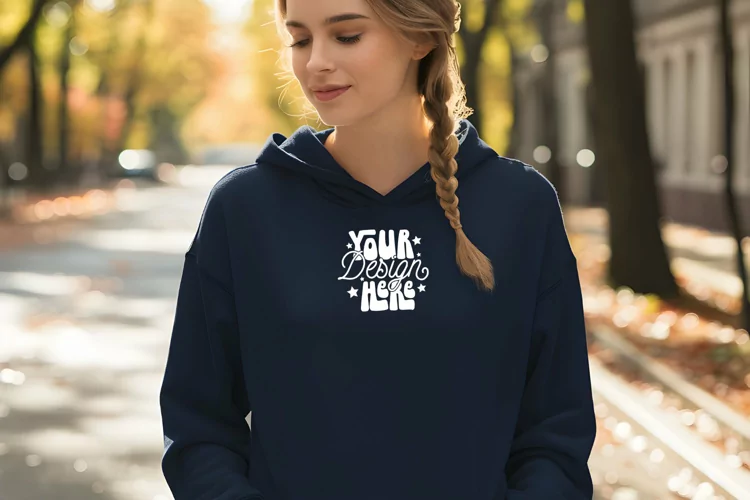 Gildan 18500 Hoodie Mockup, Mockup