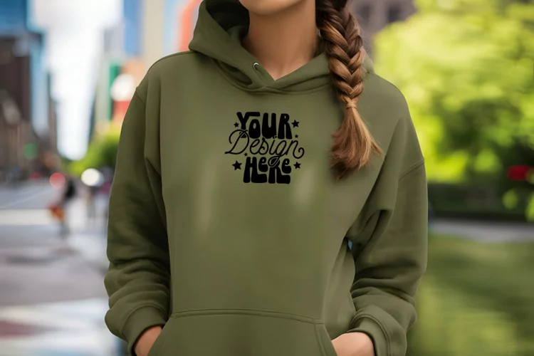Gildan 18500 Hoodie Mockup, Mockup