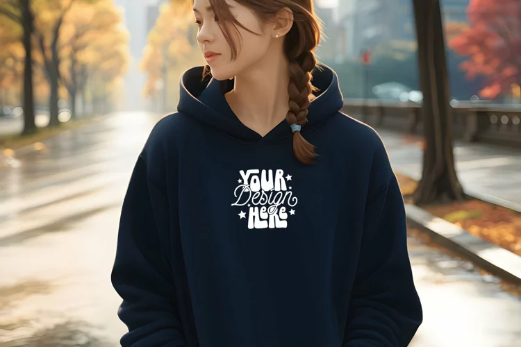 Gildan 18500 Hoodie Mockup, Mockup