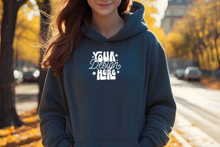 Gildan 18500 Hoodie Mockup, Mockup example image 1