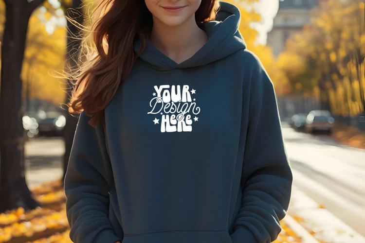 Gildan 18500 Hoodie Mockup, Mockup