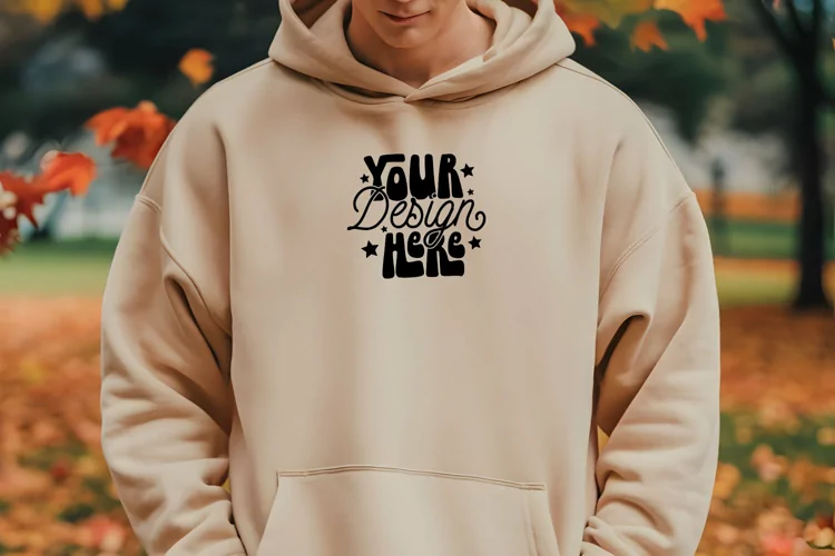 Gildan 18500 Hoodie Mockup, Mockup