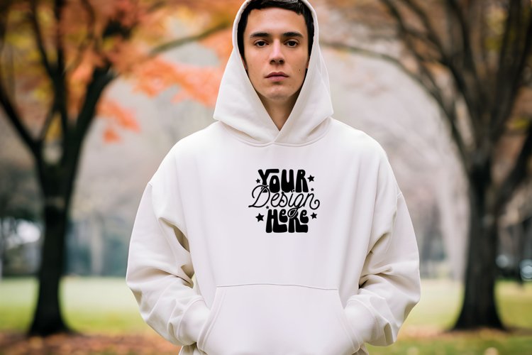 Gildan 18500 Hoodie Mockup, Mockup example image 1