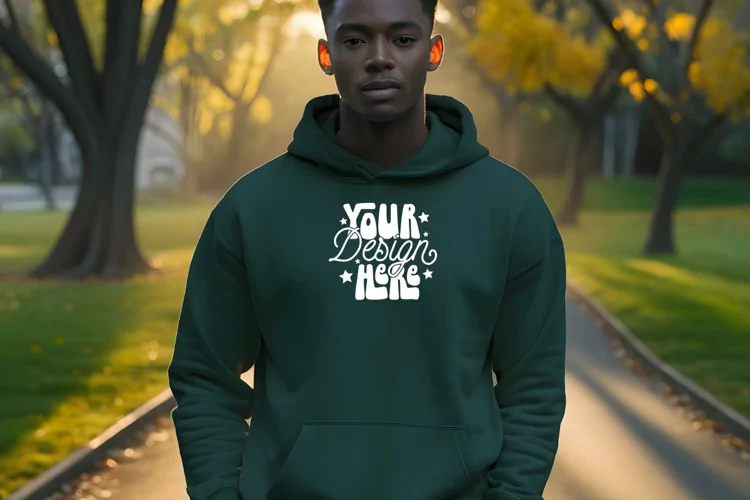 Gildan 18500 Hoodie Mockup, Mockup