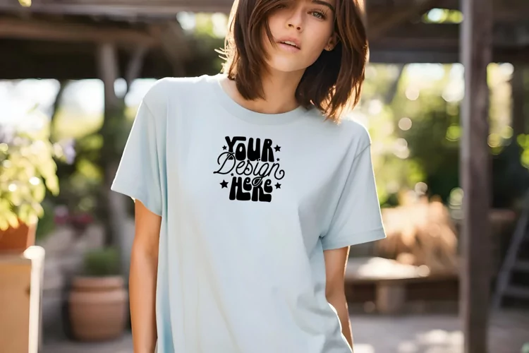 Forest Green Tshirt Mockup 5000, Mockup