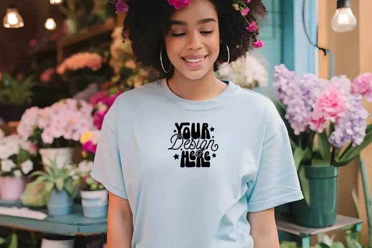 Forest Green Tshirt Mockup 5000, Mockup
