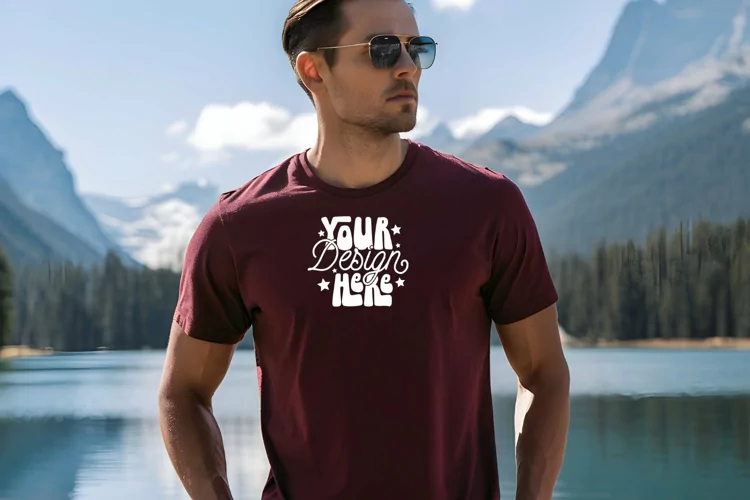 Forest Green Tshirt Mockup 5000, Mockup