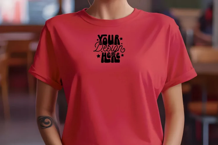 Forest Green Tshirt Mockup 5000, Mockup