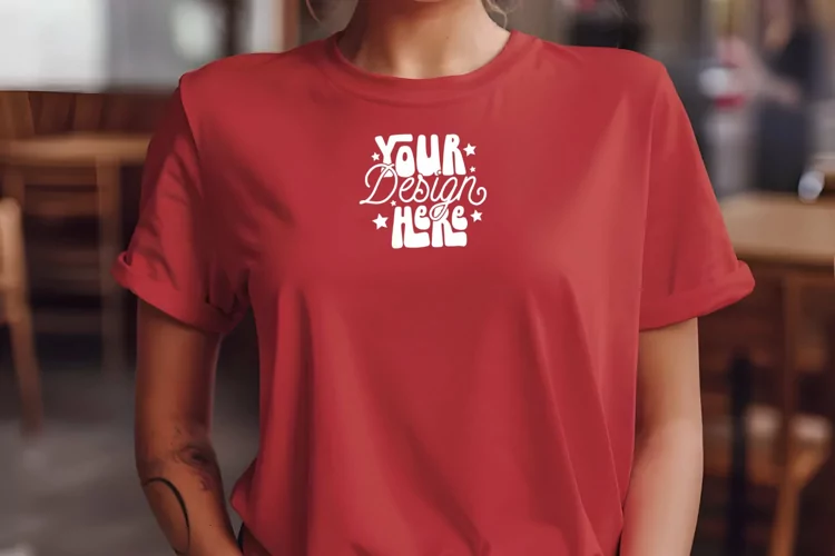 Forest Green Tshirt Mockup 5000, Mockup