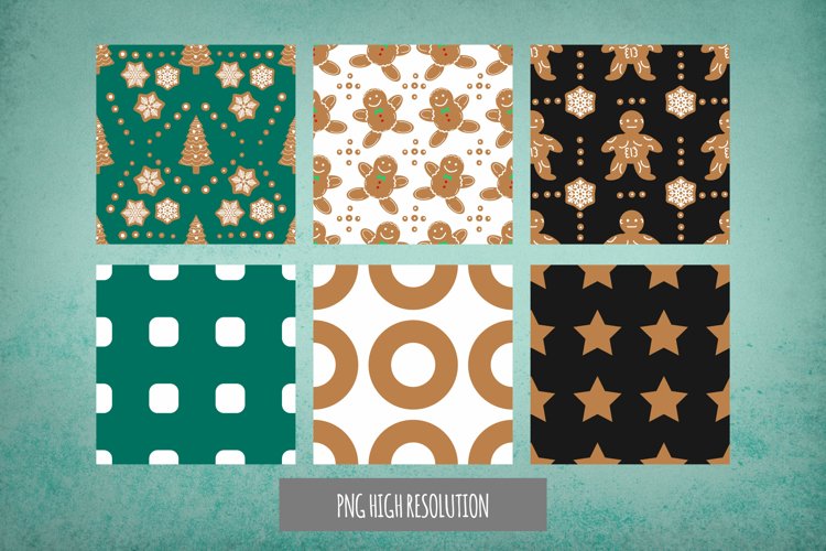 Gingerbread Seamless Pattern Paper Pack