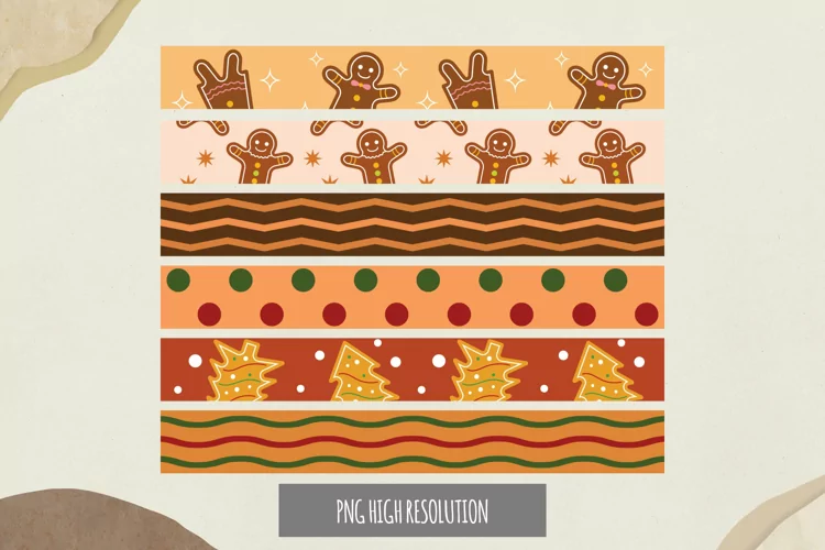 Ginger Bread Seamless Stripe