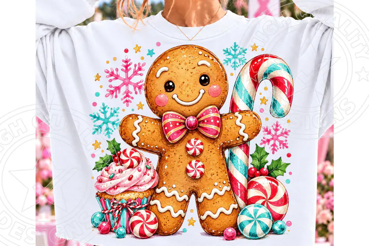 Gingerbread Christmas PNG