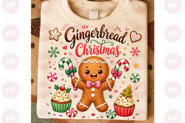 Gingerbread Christmas PNG